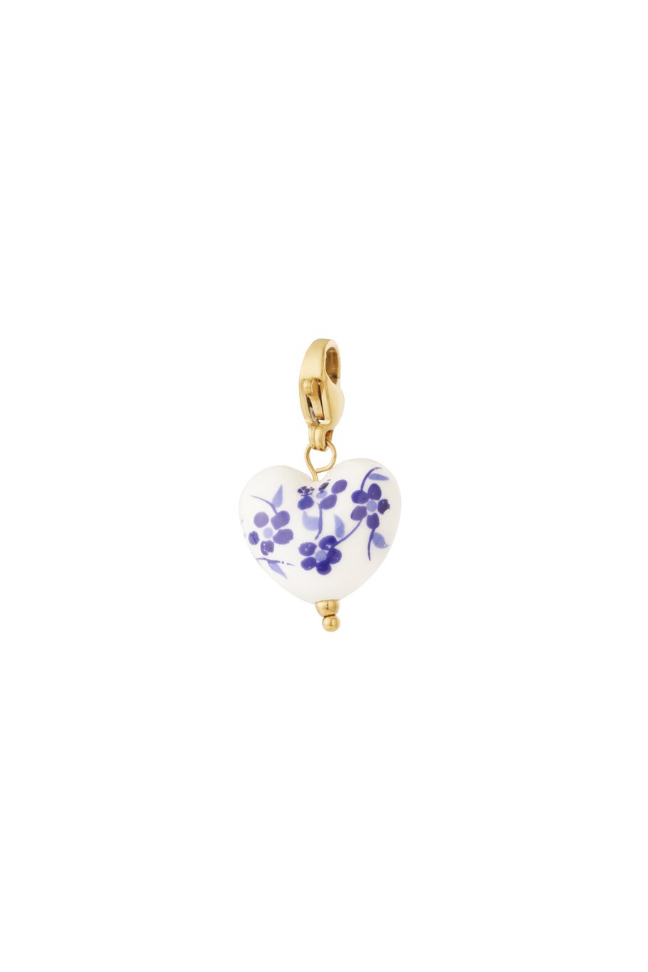 Blauer Blütenschmuck DIY Charm 
