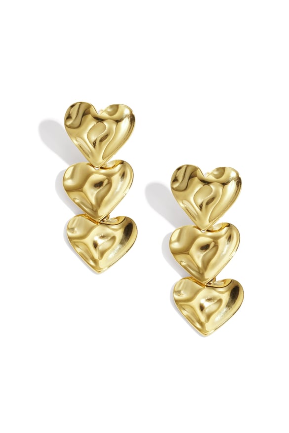 Orecchini pendenti a forma di cuore, casual, quotidiani, semplici, gioielli da donna 2