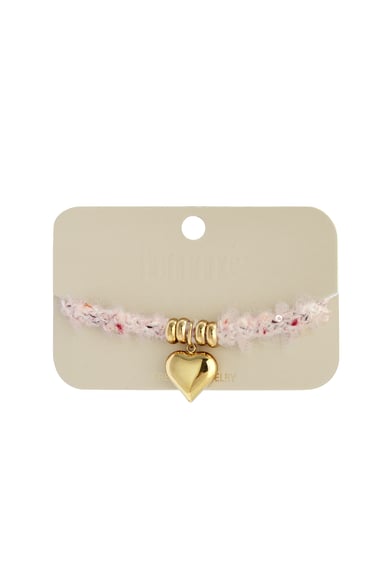 Pulseras con dijes de corazón, informales, diarias, sencillas, para mujer. h5 Imagen3