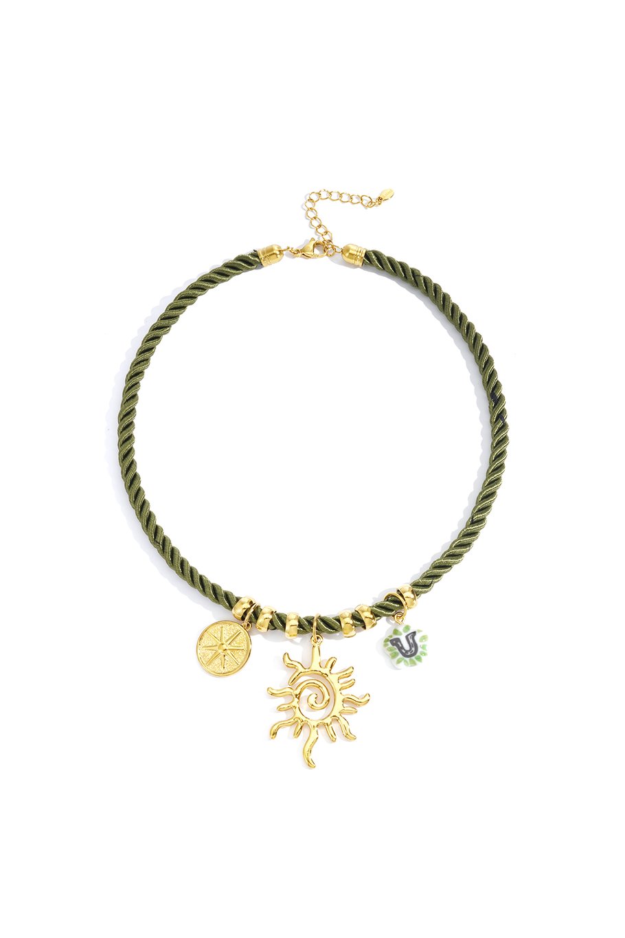 Collares colgantes de poliéster sol Casual Diario Serie Simple Joyería de mujer Imagen2