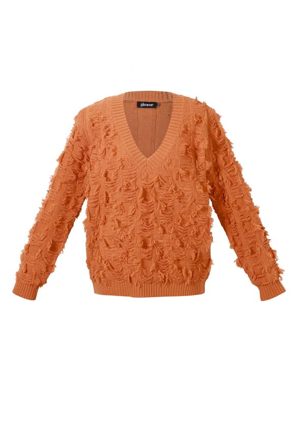 Tricot moelleux à col en V 2