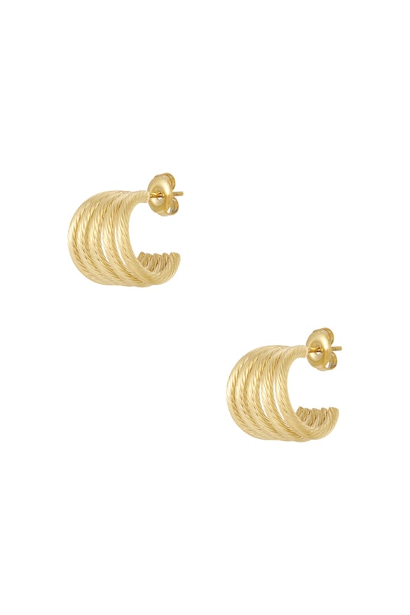 Edelstahl Ohrstecker Geometrisch Casual Daily Simple Serie Damenschmuck 2