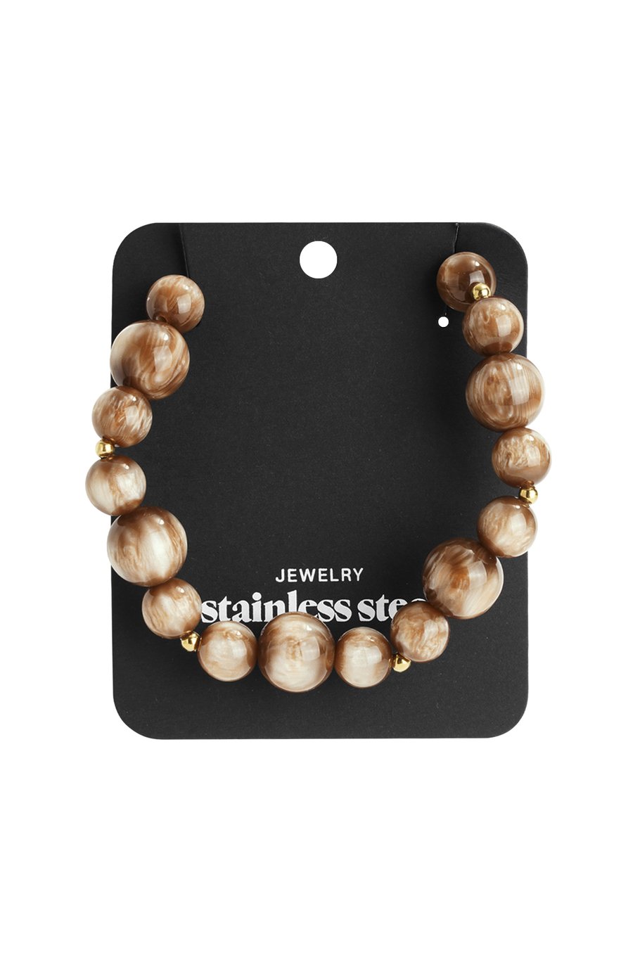 Collares de cuentas de resina, cuentas, casual, diario, serie simple, joyería para mujer Imagen4