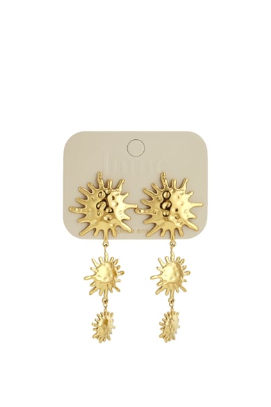 Stainless Steel Dangle Earrings sun Casual Daily Simple Series Women's jewelry h5 Picture5