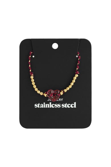 Polyester Perlen Halsketten Herz Casual Täglich Einfache Serie frauen schmuck h5 Bild3