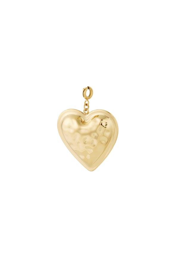 Goldener Liebesschmuck-Charm