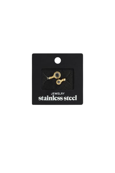 Stainless Steel Minimalist Rings circle Casual Daily Simple Series Women's jewelry h5 Picture3