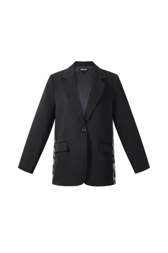 Blazer symétrique léopard 2