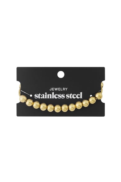Pulsera de cuentas huecas de 8 mm h5 Imagen3