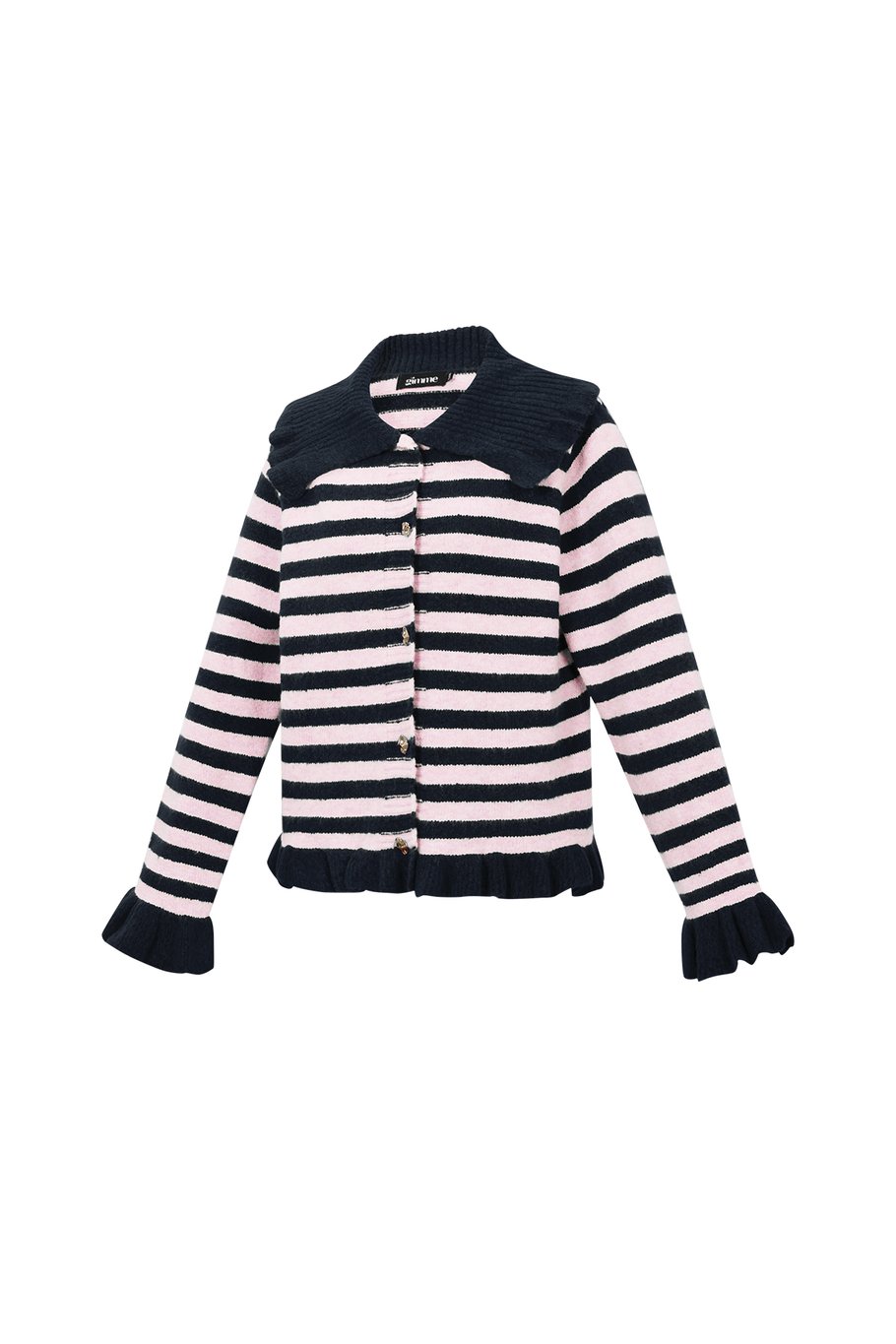 Polyestervezel (polyester) Gebreid vest Strepen Casual Herfst/Winterkleding Afbeelding2