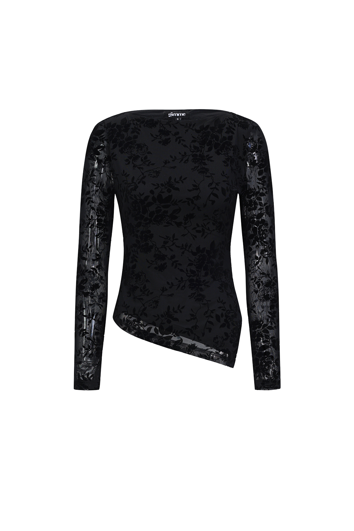 Fibre de polyester (polyester) Hauts à manches longues Imprimé floral Vêtements sexy automne/hiver