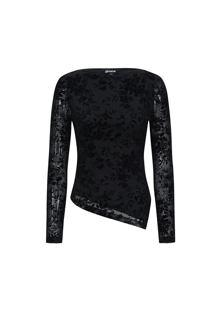 Polyesterfaser (Polyester) Langarmshirts Blumendruck Sexy Herbst-/Winterkleidung 