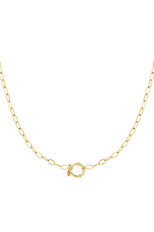 Collier nœud doré
