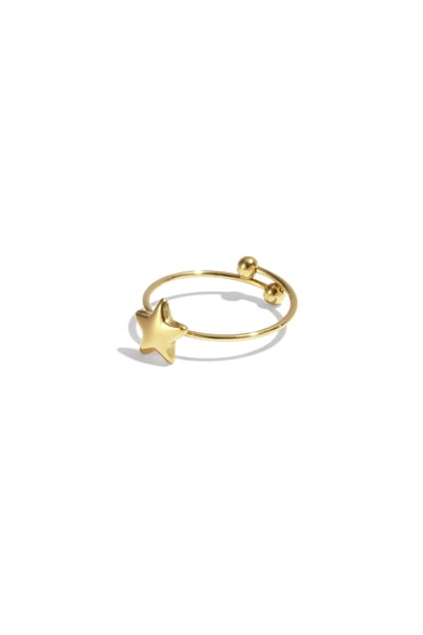 Anelli minimalisti in acciaio inossidabile, serie Star Casual Daily Simple, gioielli da donna h5 