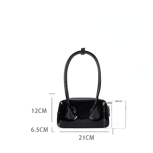 1 Piece Simple Series Casual Solid Color PU Women's Shoulder Bags h5Picture5