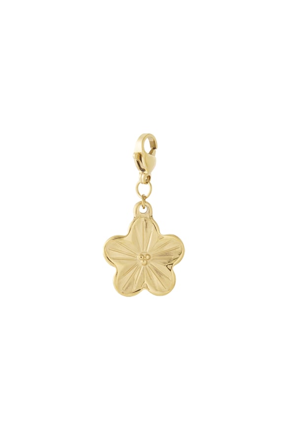 Floral jewelry charm