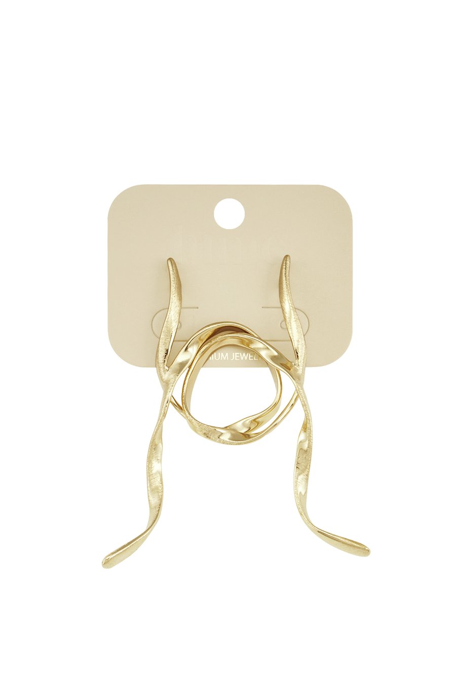 Pendientes de botón líneas Casual Diario Serie Simple Joyería de mujer Imagen3