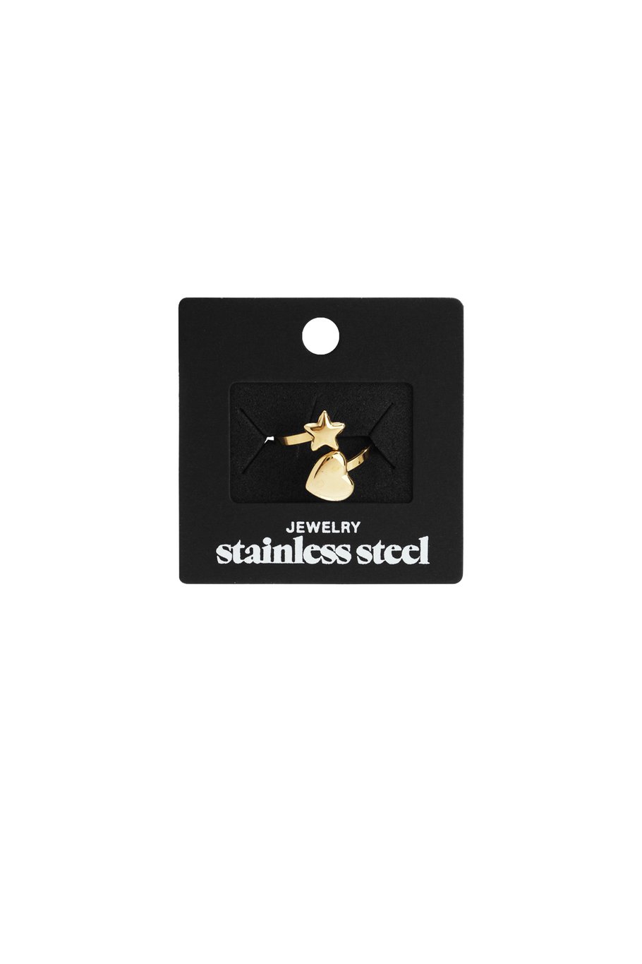Bagues minimalistes en acier inoxydable, série cœur, décontractée et simple, bijoux pour femmes Image3
