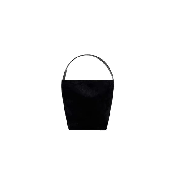 Sac à bandoulière simple rétro couleur unie en daim PU pour femme