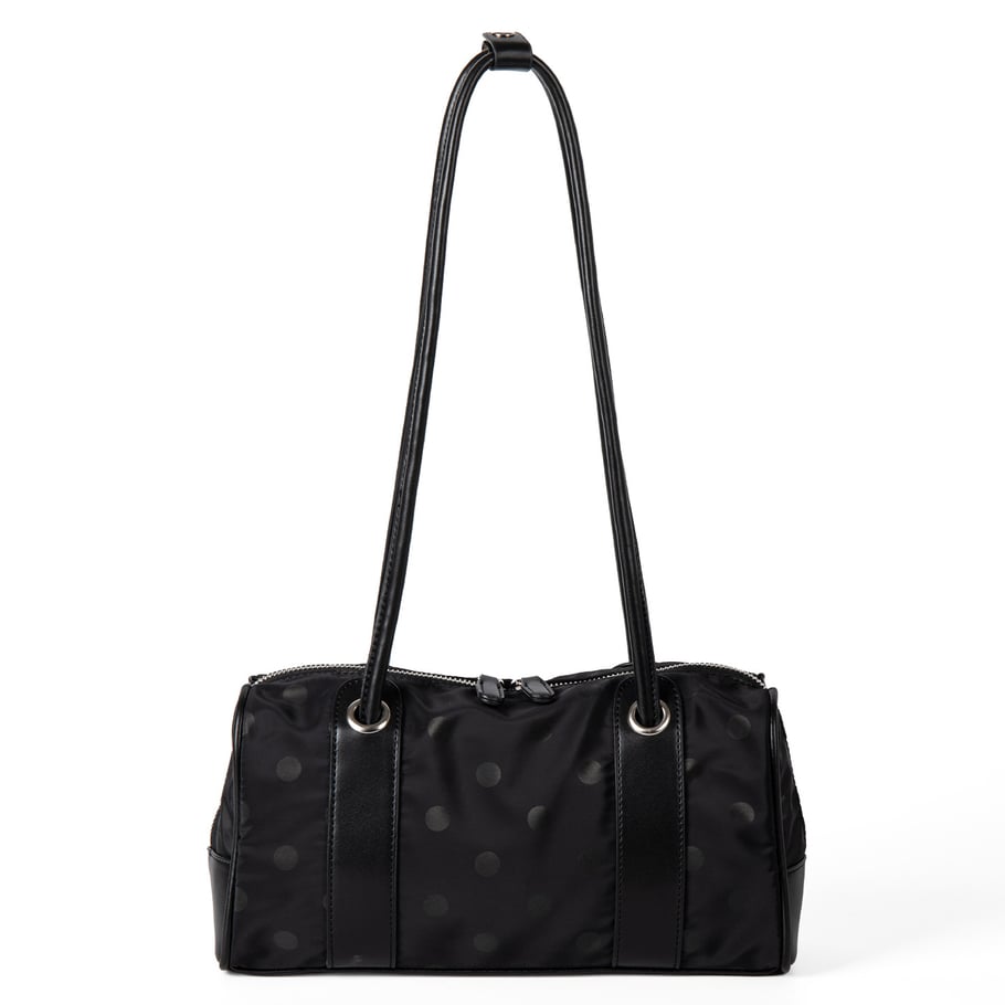 1 pezzo di borsa da donna in nylon casual a pois, serie semplice 