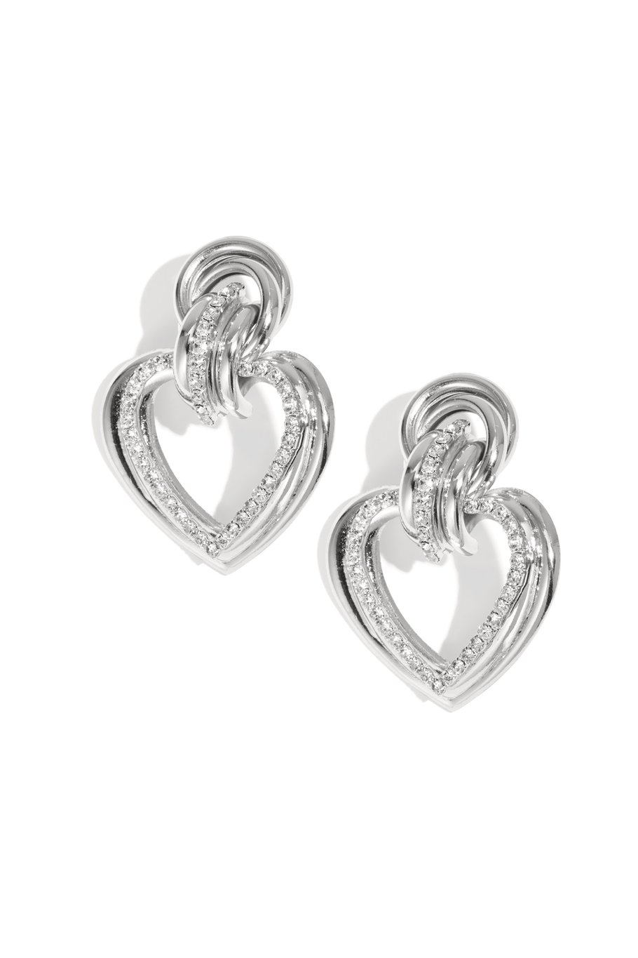 Boucles d&#39;oreilles pendantes en fer, cœur, élégantes, série de Noël luxueuse, bijoux pour femmes 