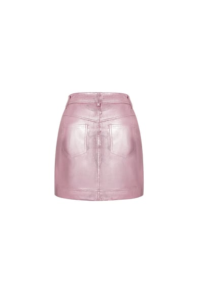 Pink Love Mini Skirt - Pink h5 Picture6