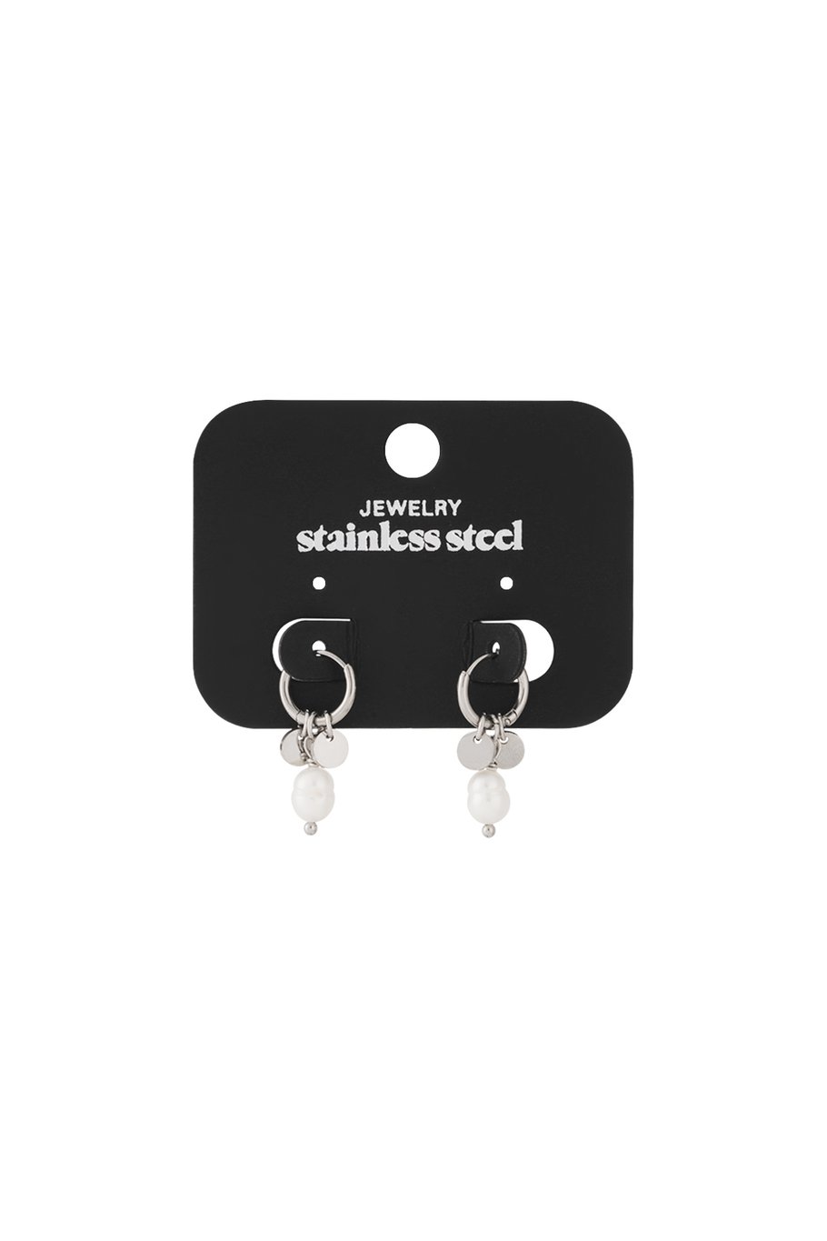 Earrings Pearl Drops Stainless Steel Picture4