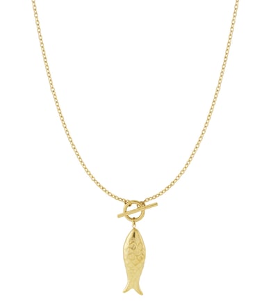 Fish long necklace h5 