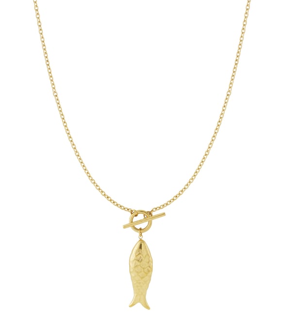 Fish long necklace 2