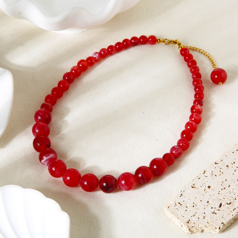1 Piece Acrylic Beads Necklace Picture2