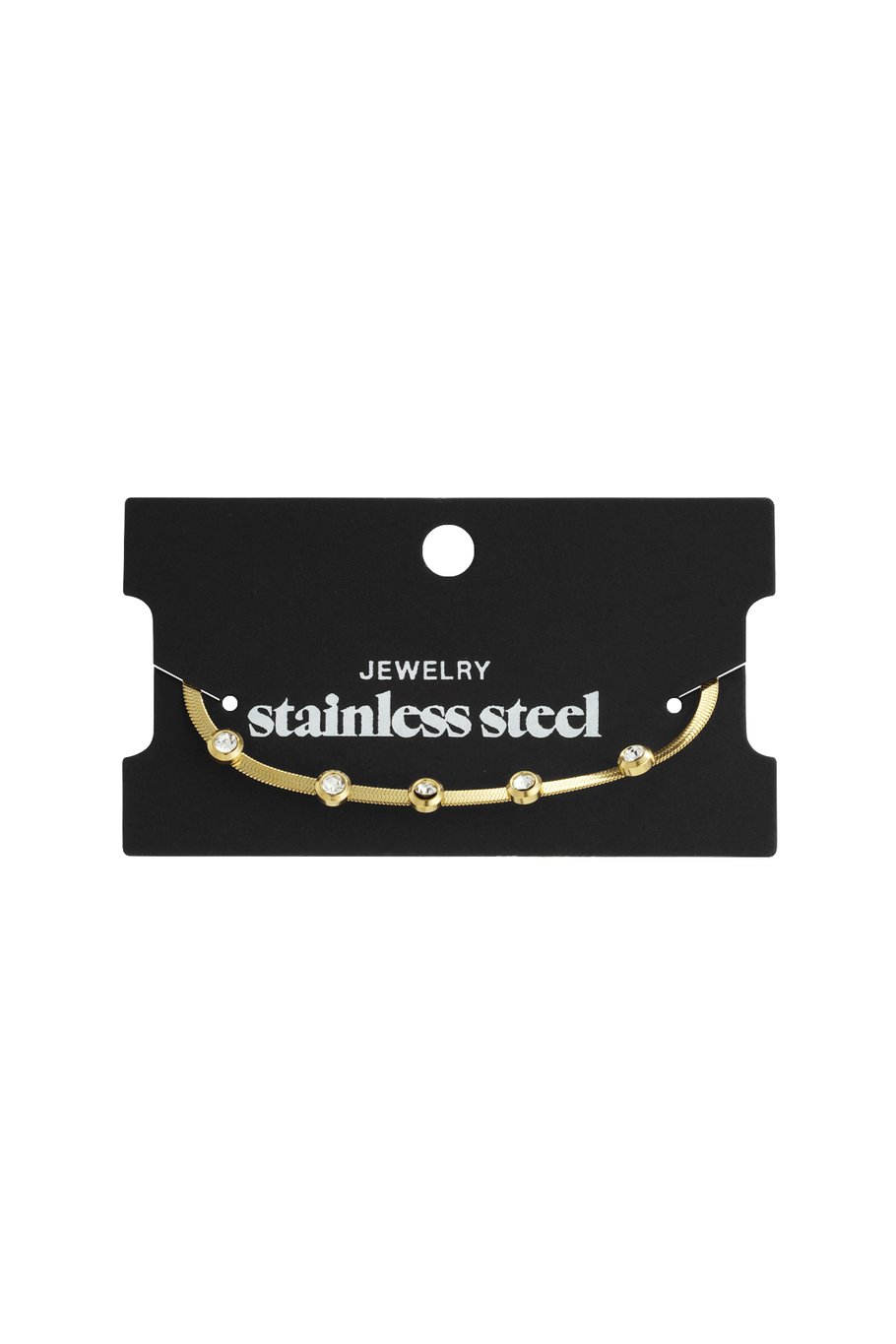 Braccialetti con catena di strass, serie casual, quotidiani e semplici, gioielli da donna h5Immagine3