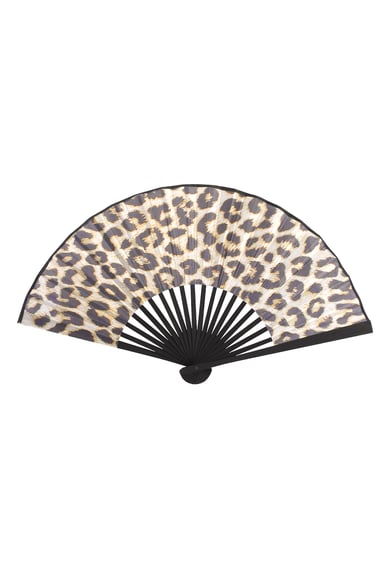 Abanico plegable con estampado de leopardo h5 Imagen3