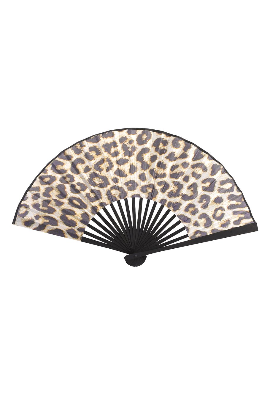 Abanico plegable con estampado de leopardo Imagen3