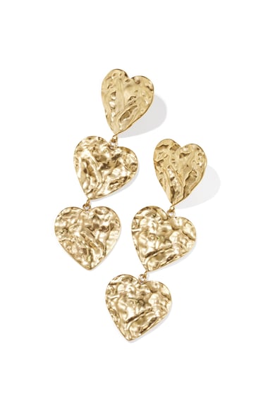 Stainless Steel Drop Earrings Heart Casual Daily Simple Series Women's jewelry h5 