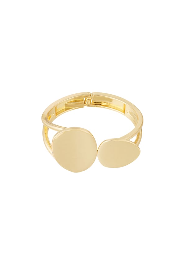 Goldener Duo-Armreif