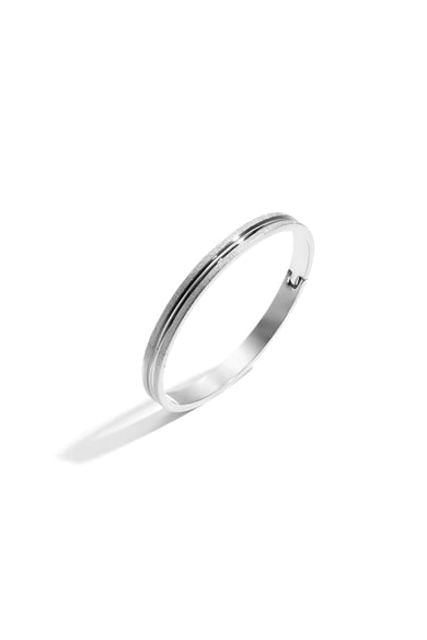 Stainless Steel Bangles circle Casual Daily Simple Series Women's jewelry h5 Picture2