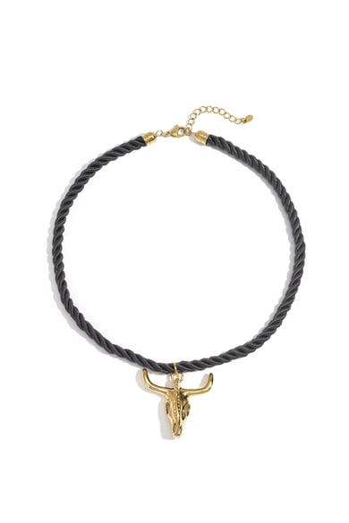 Colliers pendentifs en polyester plaqué or 14 carats, série Animal Casual Daily Simple, bijoux pour femmes h5 
