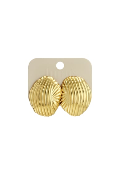 Pendientes de acero inoxidable con forma irregular, serie informal, para uso diario, joyería para mujer. h5 Imagen5