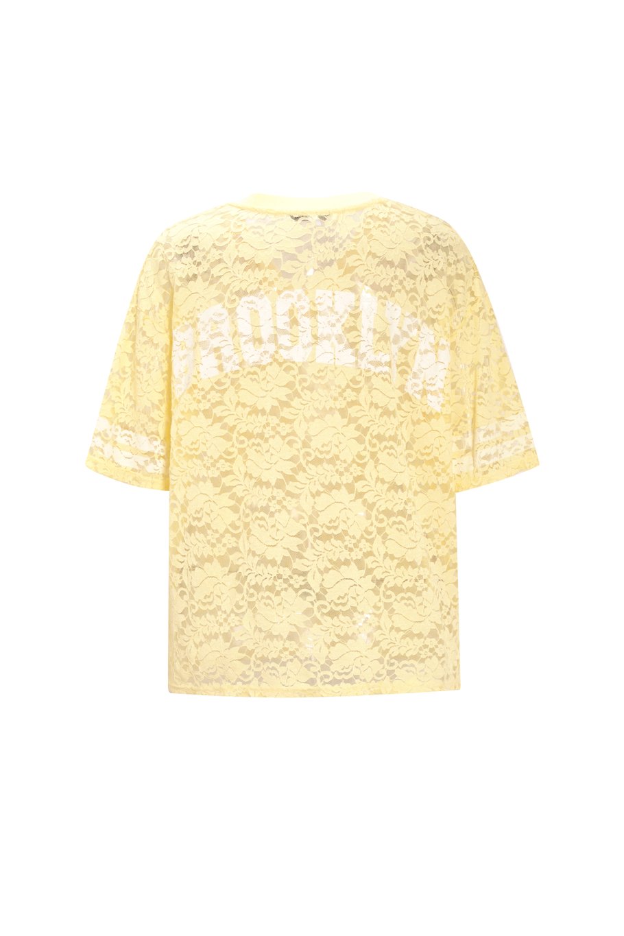 V-Neck Lace American T-shirt Picture3