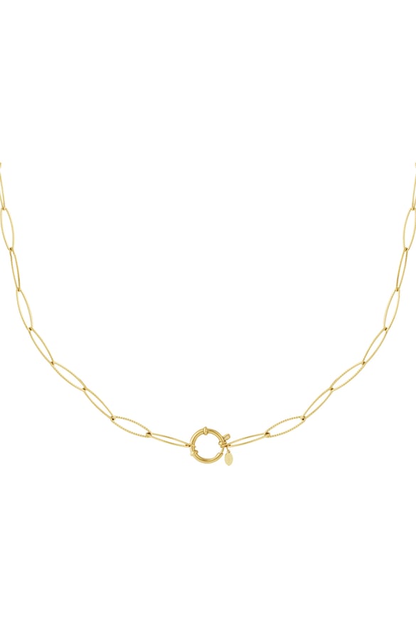 Collier boucle dorée 2