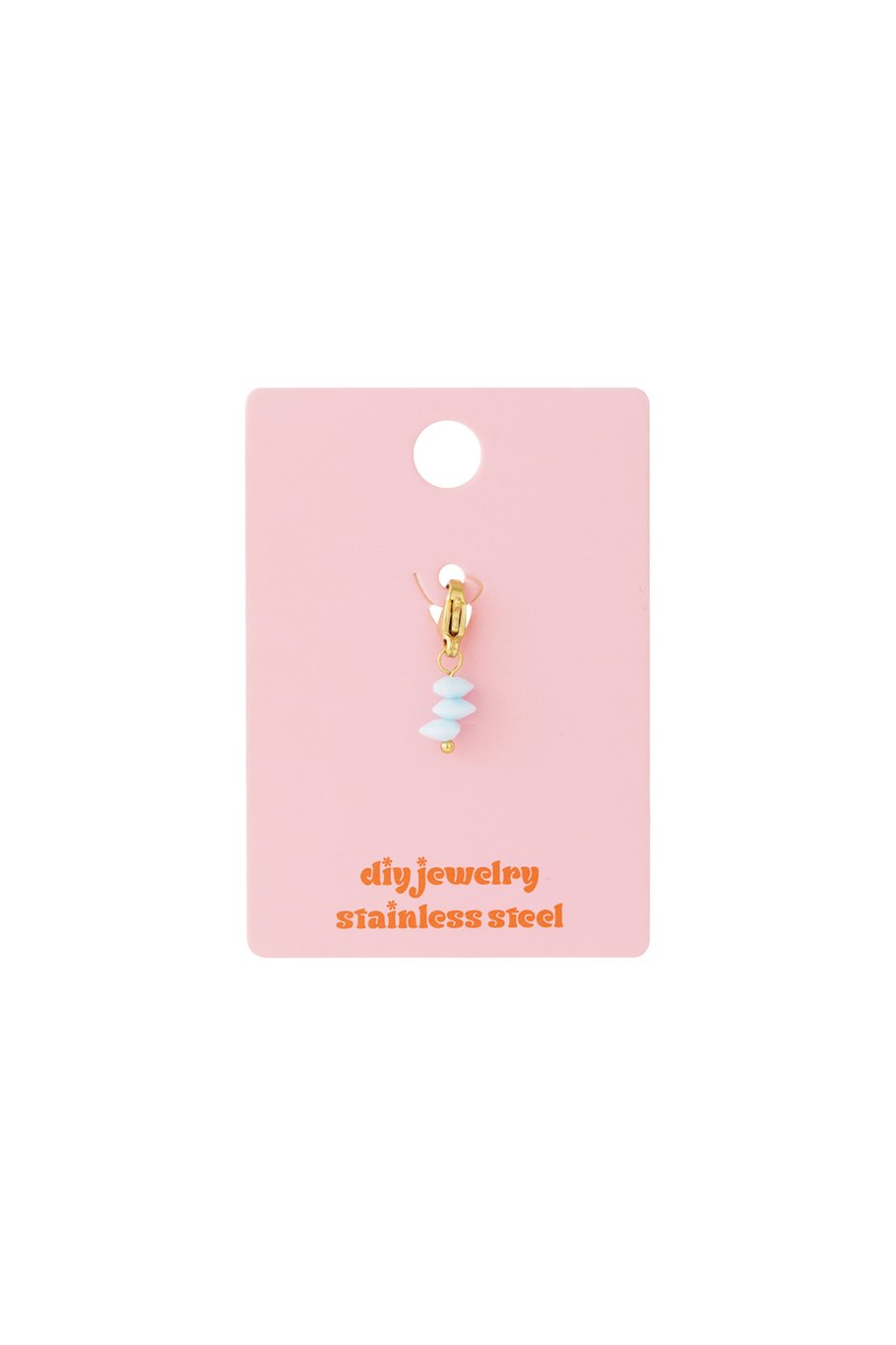 Triple stone jewelry charm h5Picture3