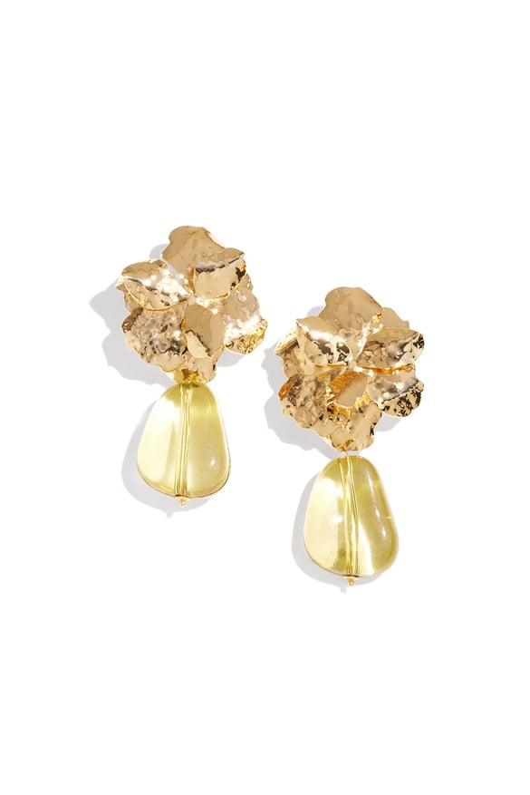 Harz-Tropfen-Ohrringe, Blume, lässig, täglich, luxuriöse Serie, Damenschmuck 2