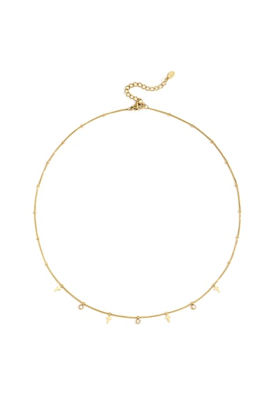 Edelstahl Kette Halsketten Kreuz Casual Täglich Einfache Serie frauen schmuck h5 