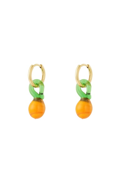 Orangenblüten Ohrringe h5 