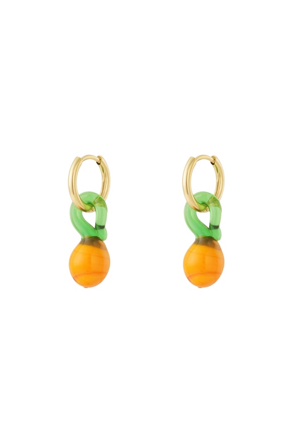 Orangenblüten Ohrringe