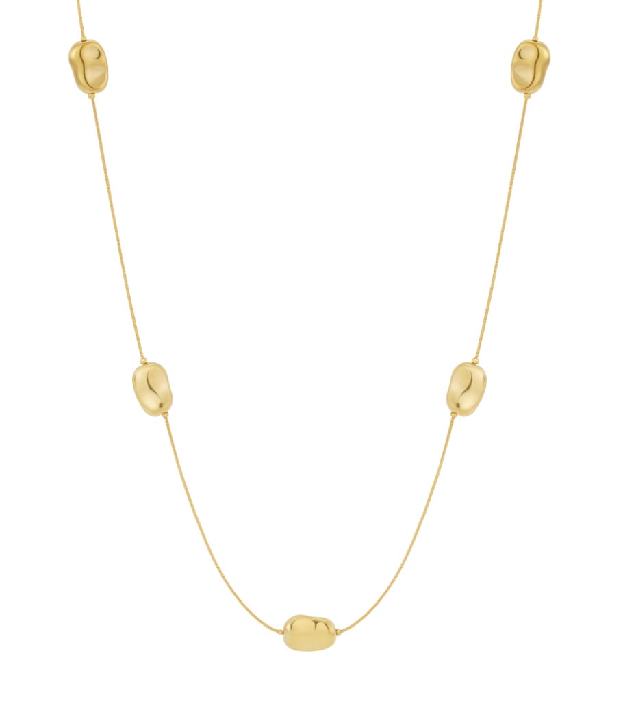 Smooth Link Long Necklace 