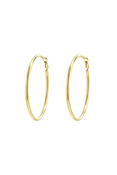 Pendientes de aro de acero inoxidable geométricos, informales, diarios, serie sencilla, joyería para mujer h5 