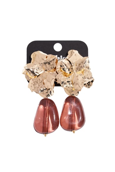 Harz-Tropfen-Ohrringe, Blume, lässig, täglich, luxuriöse Serie, Damenschmuck h5 Bild3
