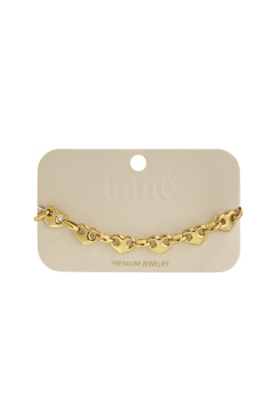 Braccialetti a catena in acciaio inossidabile, serie casual e semplice, gioielli da donna h5 Immagine3