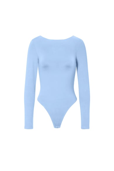 Nylon Shapewear Bodysuit Solid color Basic All Fit  Clothes h5 